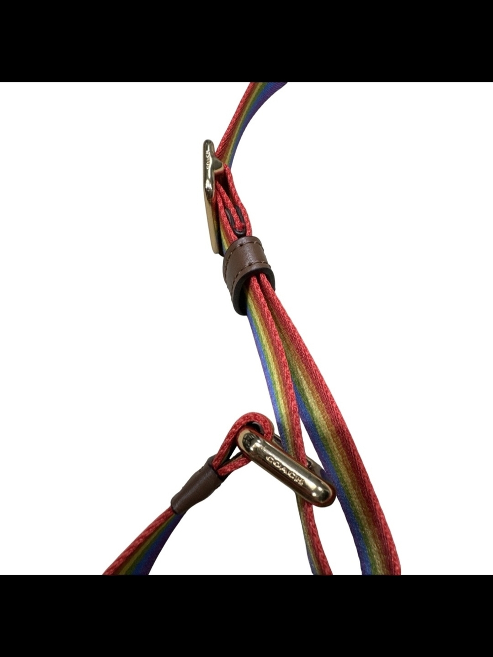 NWOT Coach🌈 Rainbow Signature Crossbody Bag - Multicolor - Picture 4 of 13